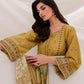 BATIK - 3PC DHANAK EMBROIDERED SHIRT WITH COUTURE WOOL SHAWL & TROUSER-BIC-3142