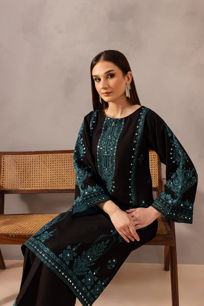 BATIK-2PC SEQUIN LAWN EMBROIDERED SHIRT WITH SEQUIN LAWN EMBROIDERED TROUSER-BIC-3462