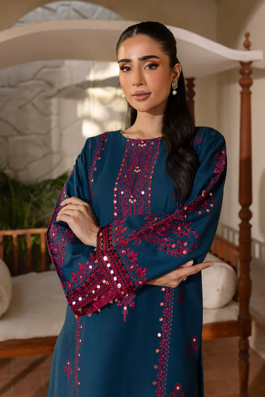 BATIK-2PC SEQUIN EMBROIDERED SHIRT