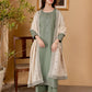 JAZMIN - 3PC LAWN EMBROIDERED SHIRT WITH LAWN EMBROIDERED DUPATTA AND LAWN TROUSER-BIC-3501