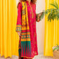 BATIK - 3PC DHANAK EMBROIDERED SHIRT WITH COUTURE PRINT SHAWL & TROUSER-BIC-3206