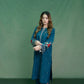 URGE-2PC DHANAK EMBROIDRED SHIRT WITH AND EMBROIDRED TROUSER-BIC-3105