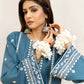 URGE- 3PC LAWN EMBROIDERED SHIRT WITH DIAMOND PRINTED DUPATTA AND EMB TROUSER-BIC-2785-BLUE