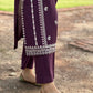 URGE-2PC DHANAK EMBROIDRED SHIRT WITH AND EMBROIDRED TROUSER-BIC-3324