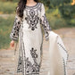 JAZMIN- LAWN 3PC EMBROIDERED SHIRT WITH ORGANZA EMBROIDERED DUPATTA WITH TROUSER -BIC-2814