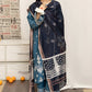 URGE- 3PC LAWN EMBROIDERED SHIRT WITH DIAMOND PRINTED DUPATTA AND EMB TROUSER-BIC-2785-BLUE