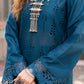 QALAMKAR - 3PC LAWN CHIKANKAARI EMBROIDERED SHIRT WITH PRINTED DUPATTA AND TROUSER-BIC-4027