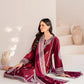 GARNET-3PC LAWN EMBROIDERED SHIRT WITH CHIFFON EMBROIDERED DUPATTA AND TROUSER-BIC-3554