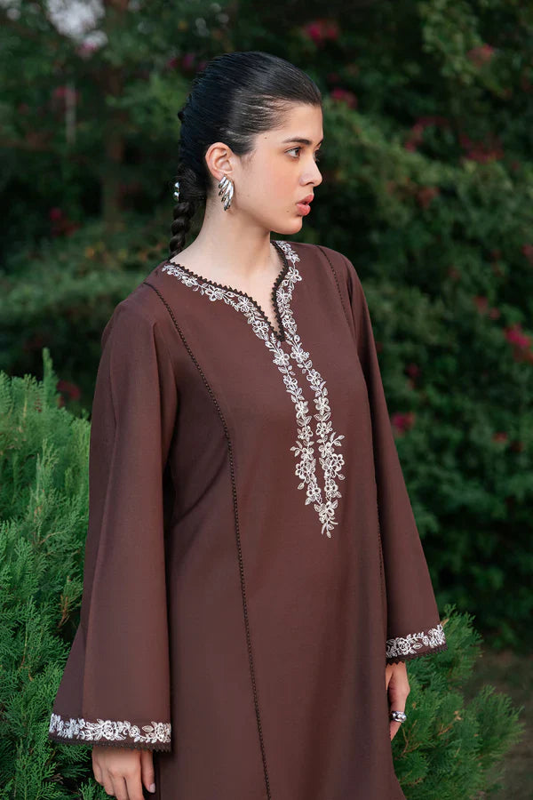 Dhanak Sequin Embroidered Shirt