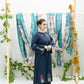 URGE-2PC DHANAK EMBROIDERED SHIRT WITH DHANAK EMBROIDDERED TROUSER-BIC-3397