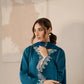 Vintage-Lawn 3pc Embroidered Shirt With Bamber Chiffon Dupatta & Embroidered Trouser-BIC-3568