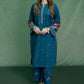 URGE-2PC DHANAK EMBROIDRED SHIRT WITH AND EMBROIDRED TROUSER-BIC-3105