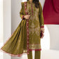 Momina collection-3PC LAWN EMBROIDERED SHIRT WITH LAWN EMBROIDERED READY TO WEAR DUPATTA-BIC-G01